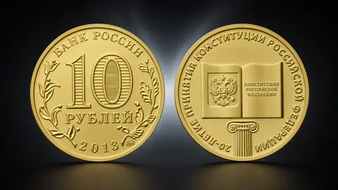 Монета «20-летие принятия Конституции РФ»: память о главном законе страны