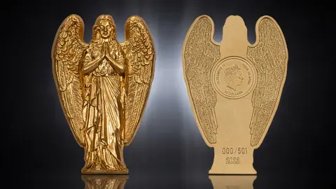 "Ангел Милосердия" 2023 г. 93,3 г.ч. серебра. Острова Кука