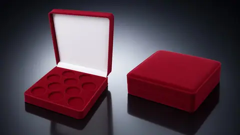 Футляр бархатный для 10 монет