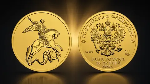 "Георгий Победоносец" 2021-2023 г. 3,11 г. ч.золота Россия