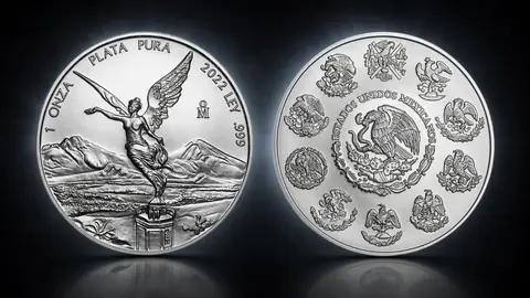 "Либертад" 2022г.  31,1 г. ч. серебра. Мексика
