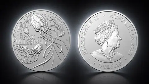 "Медуза" 2023 г. 31,1г. ч. серебра. Австралия
