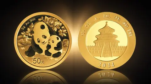 "Панда 2024" 3 г. ч. золота. Китай