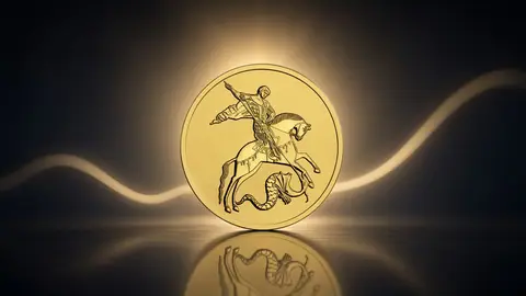 Золотая монета 999 пробы