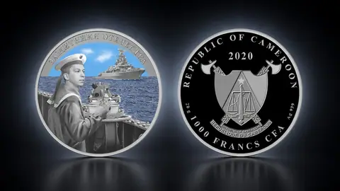 "Защитники Отечества. Моряк" 2020г. 20 г. ч. серебра. Камерун