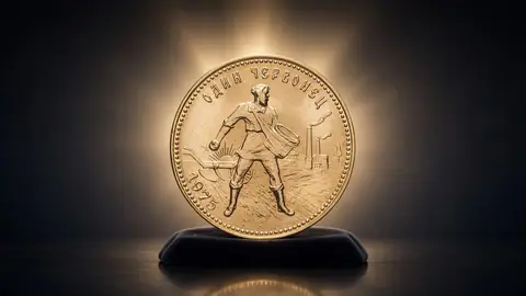 Золотая монета 25 рублей
