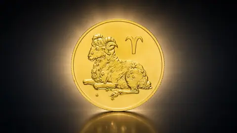 Золотая монета - Овен, 50 рублей, 2004