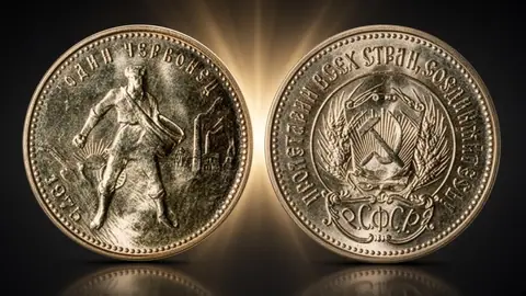 Золотой червонец "Сеятель" 7,74 г ч. золота 1980-1981 г. СССР